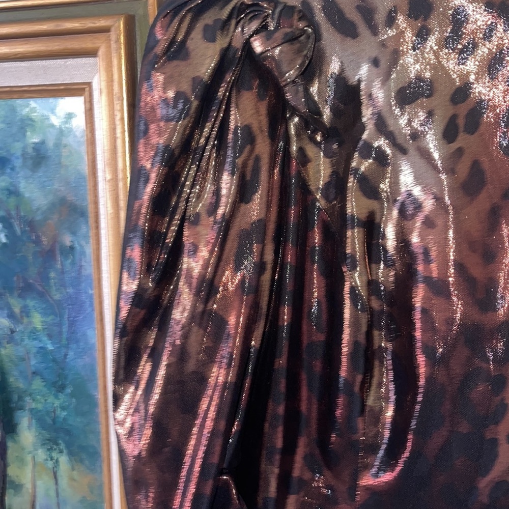 NEW $2,825 POP Animal PRINT VERSACE MINI LEOPARD DRESS 8 46 - Picture 9 of 16